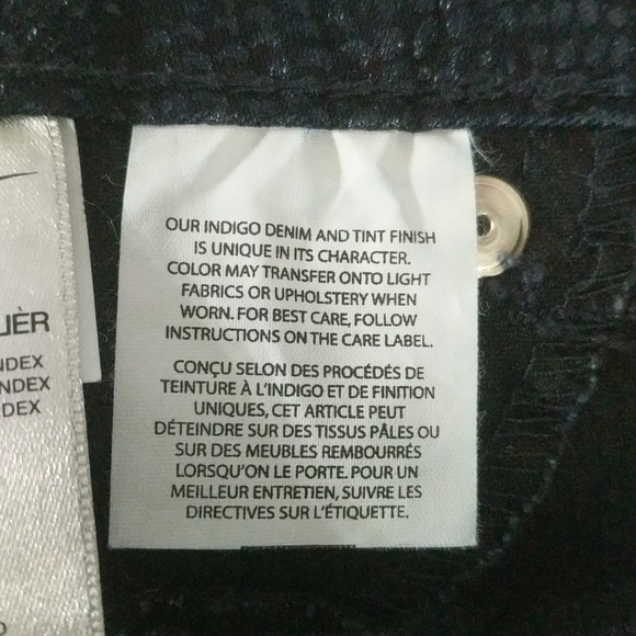 JESSICA Simpson Kiss Me Jegging Blue Snake Print - Size 29 - 30" Inseam - Picture 6 of 9